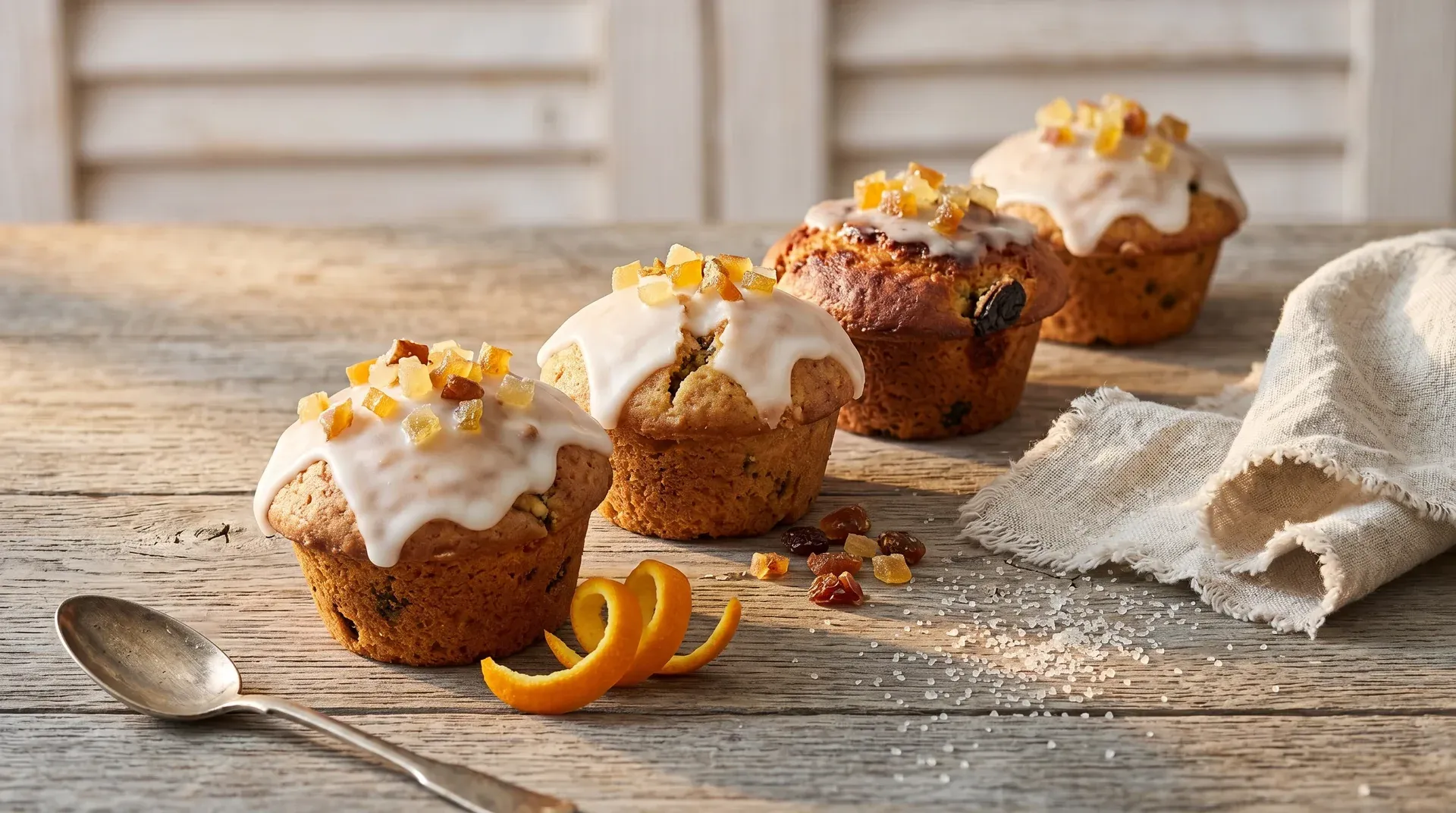 Ünnepi gyümölcsös muffin