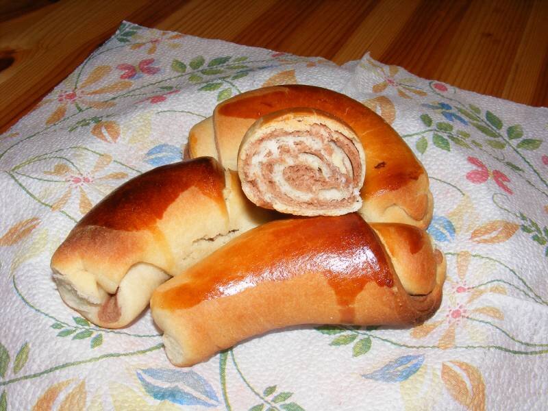 Kakaós,uzsonna - kifli