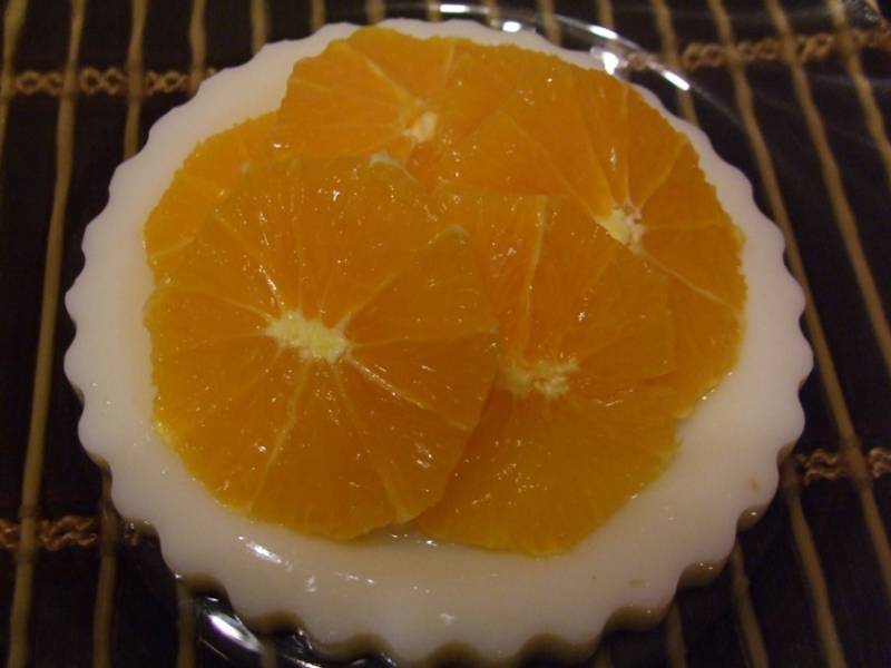 Narancskupola pudingágyon