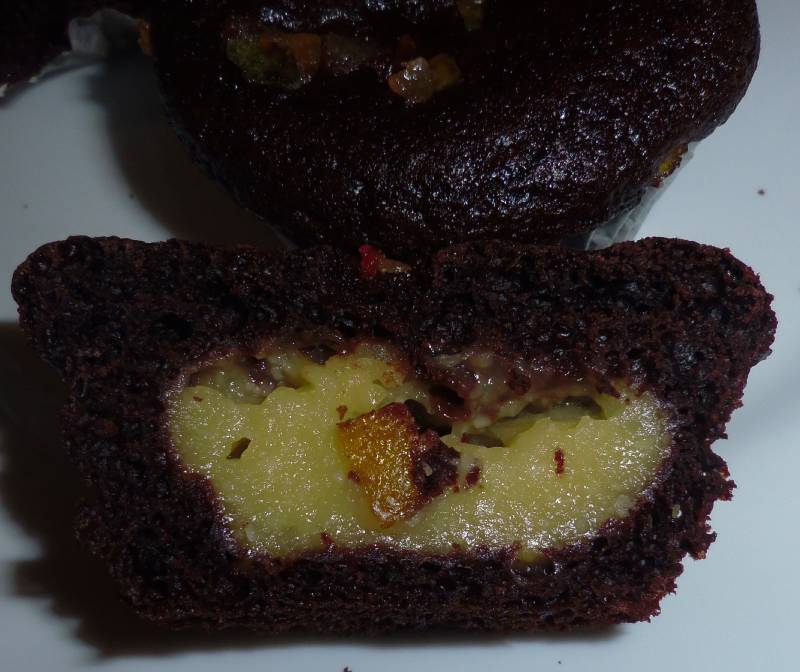 Mandulás-narancskrémes muffin