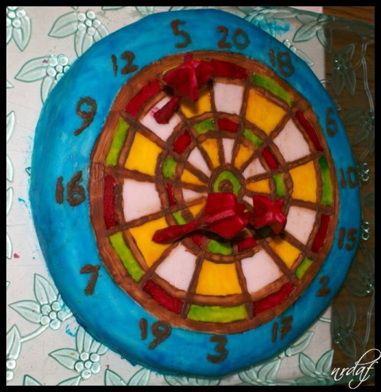 Darts torta