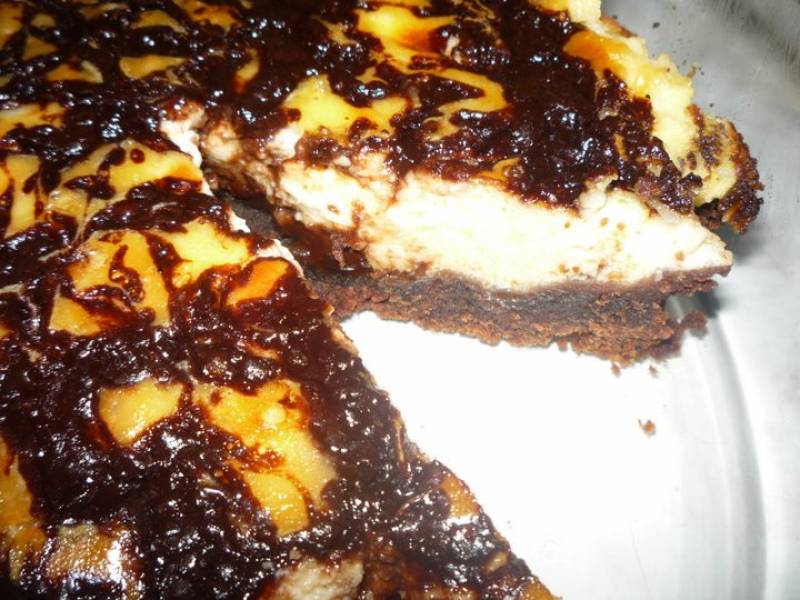 Csokis sajttorta