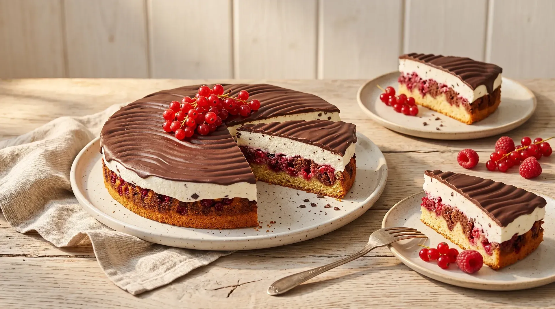 Erdei hullám torta
