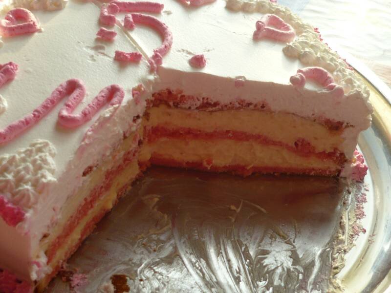 Évforduló torta