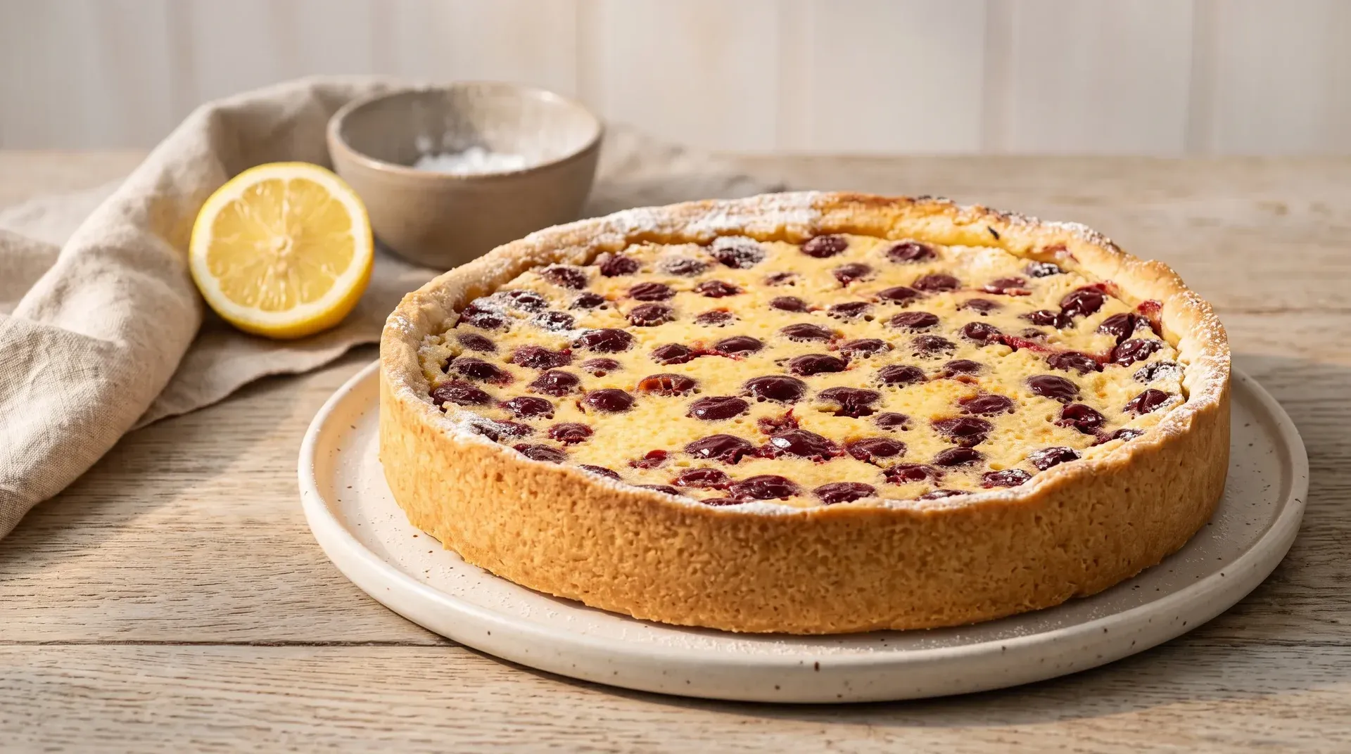 Könnyű nyári torta meggyel