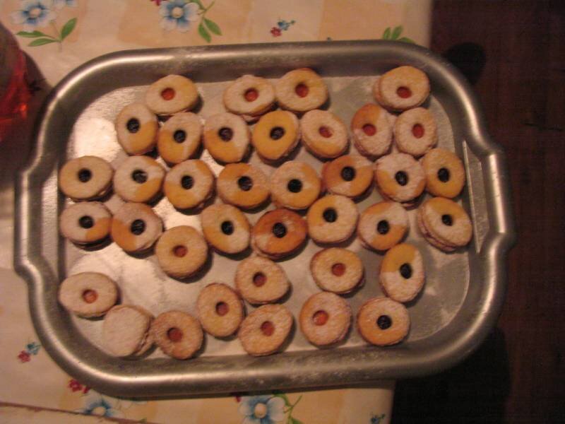 Apró linzer sütemény