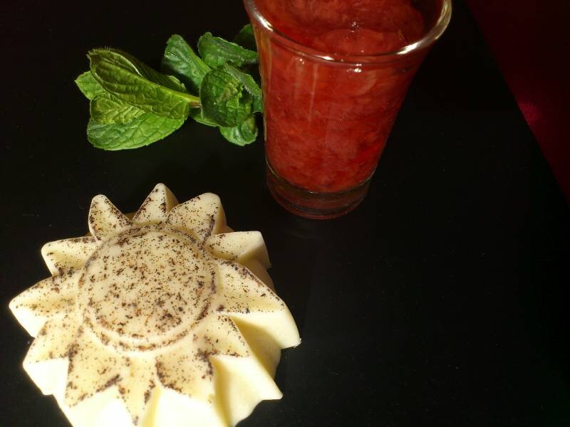 Panna cotta eperrel