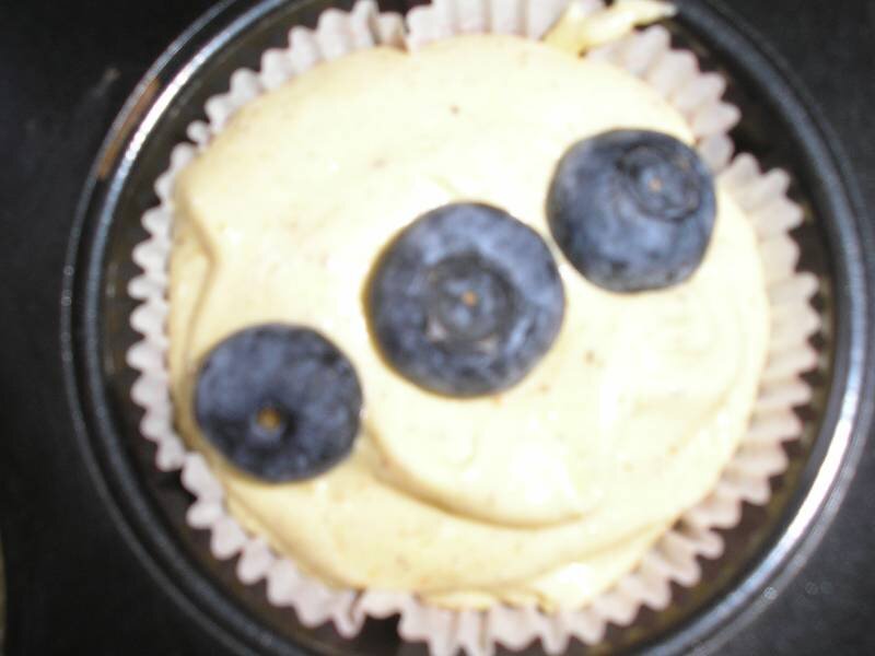 Muffin fehér csokival