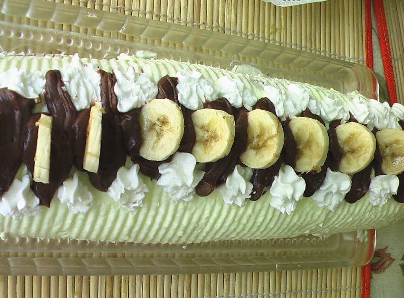 Habos banántorta