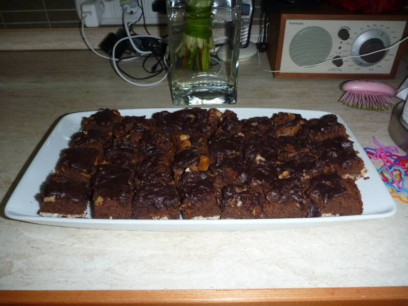 Krémes brownie