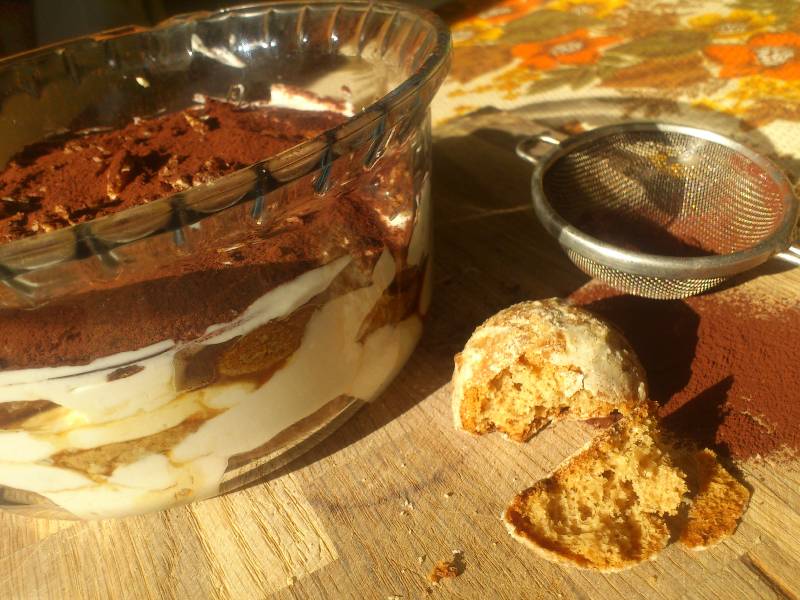 Mézes puszedlis tiramisu