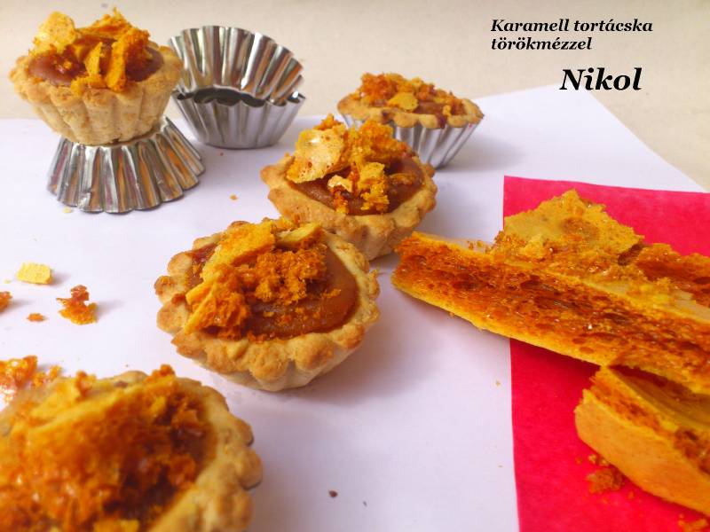 Karamell tortácska törökmézzel