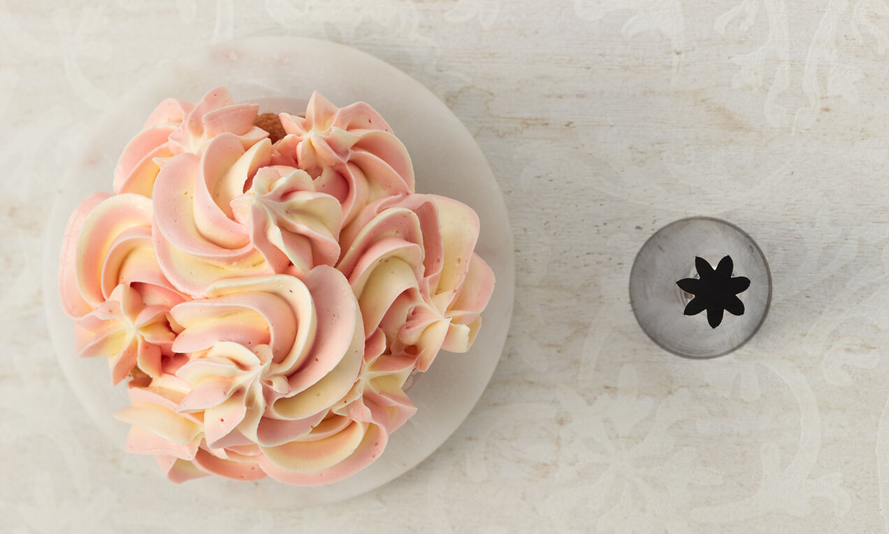 Virágvarázs-cupcake