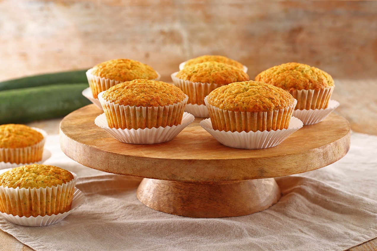 Édes cukkinis muffin