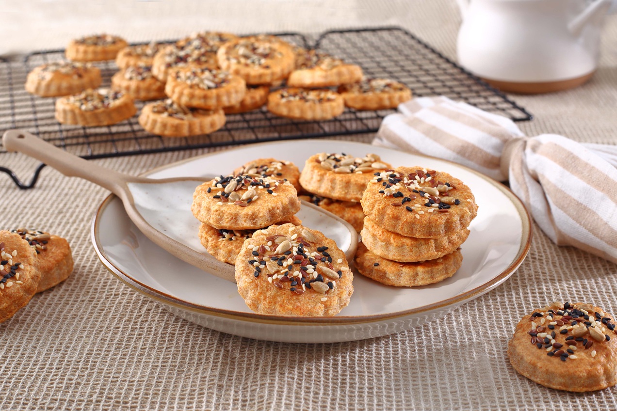 Tönkölylisztes keksz Airfryerben