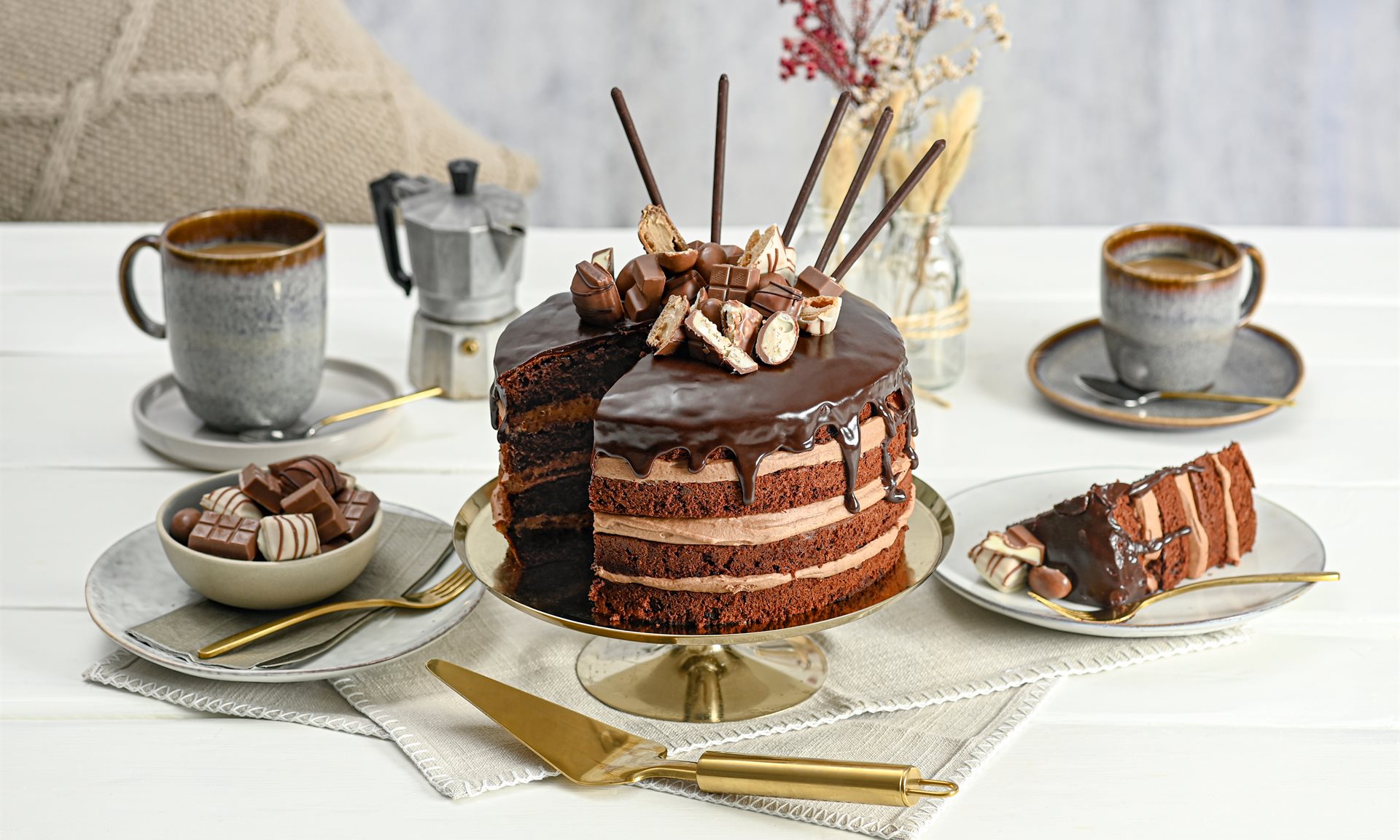 Mogyorókrémes torta