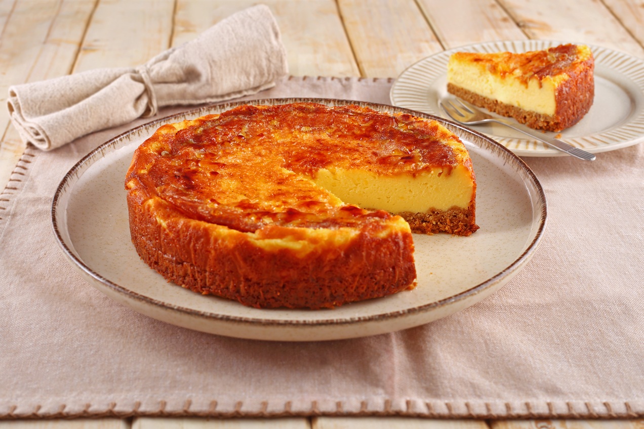Crème Brûlée sajttorta
