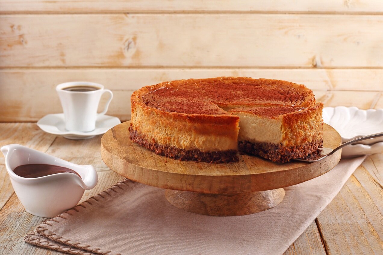 Kávés sajttorta