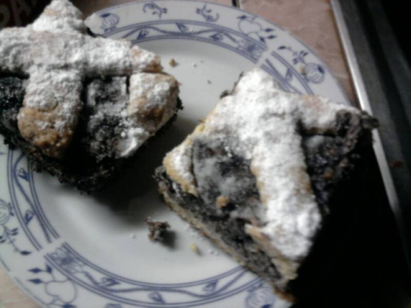 Mákos rácsos almával