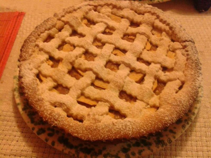 Tejszínes, fahéjas, körtés pite