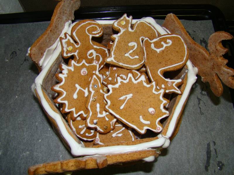 Mézeskalács adventi naptár