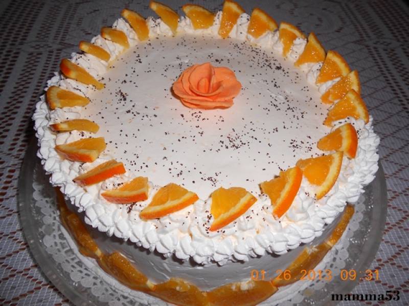 Narancsos-mákos torta