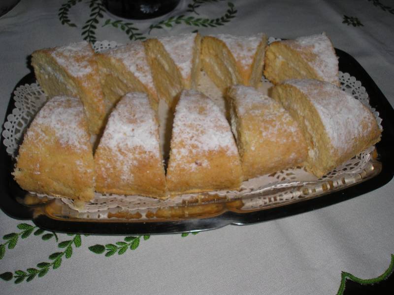 Mascarponés-túróstekercs