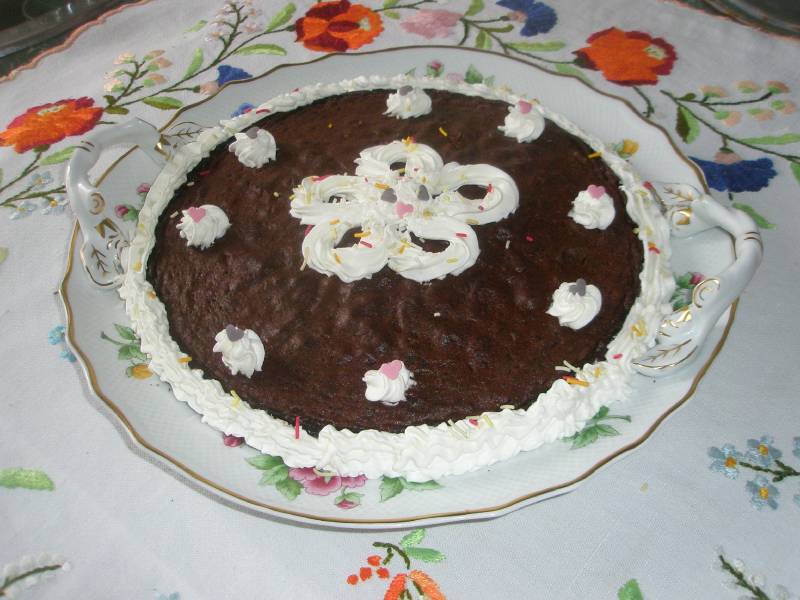 Csokis kevert torta