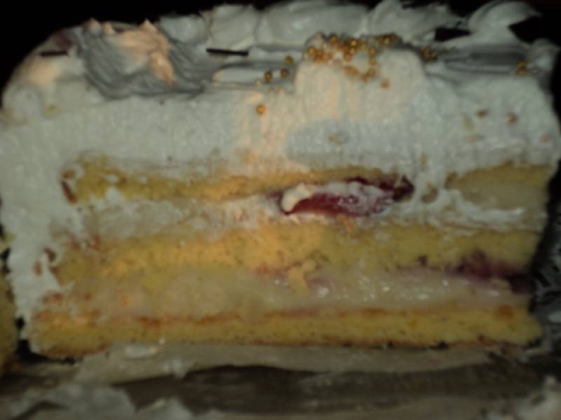 Epres-vaníliás torta