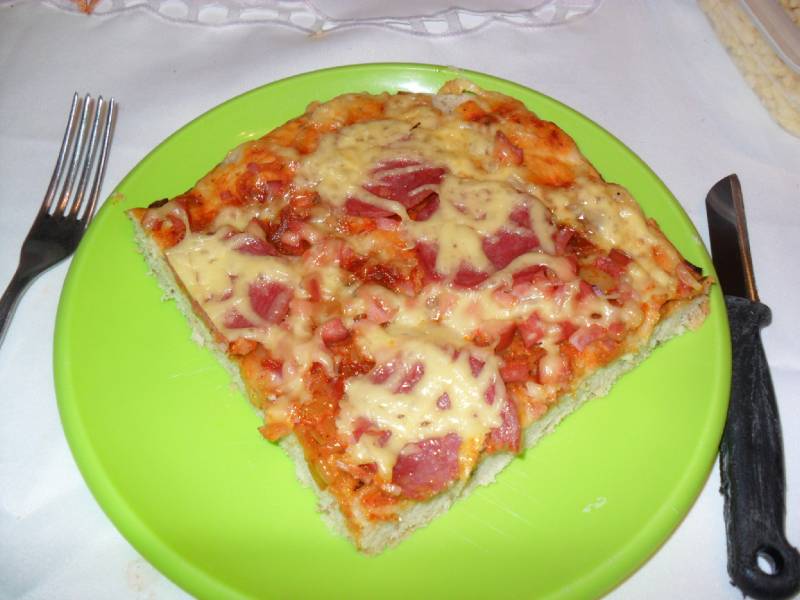 Fokhagymás pizza