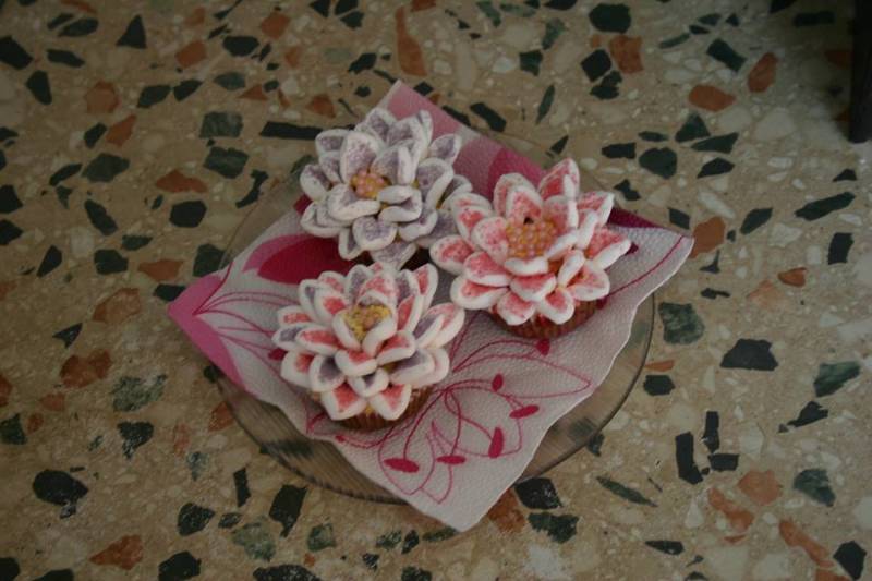 Cupcake virágok