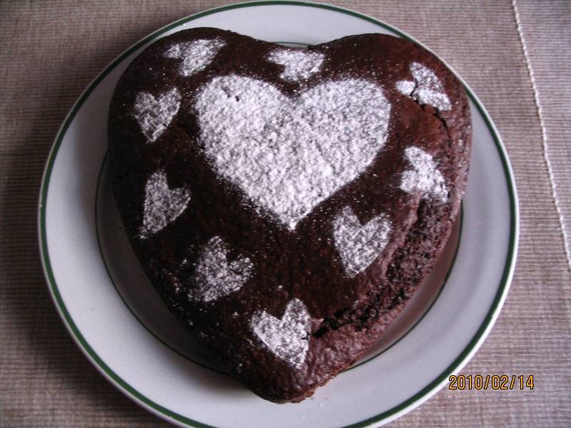 Valentin napi kókuszos süti