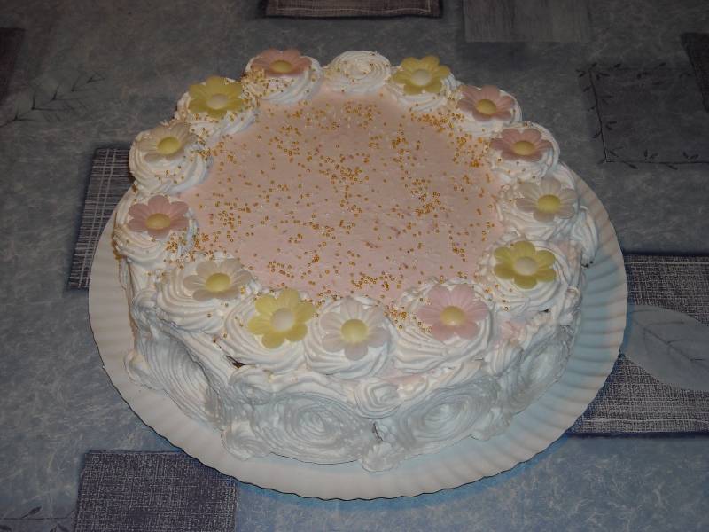 Epres-joghurtos torta