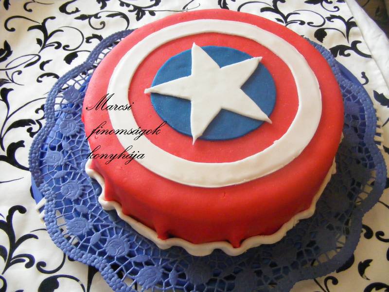 Amerika kapitány torta
